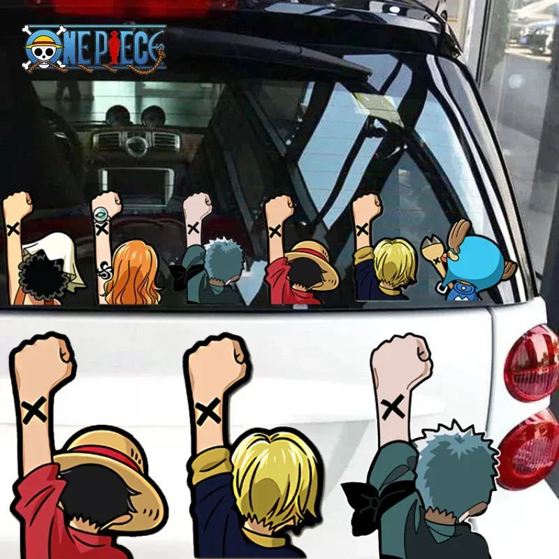Model Kit Japanese - Anime One Piece Car Sticker Cartoon