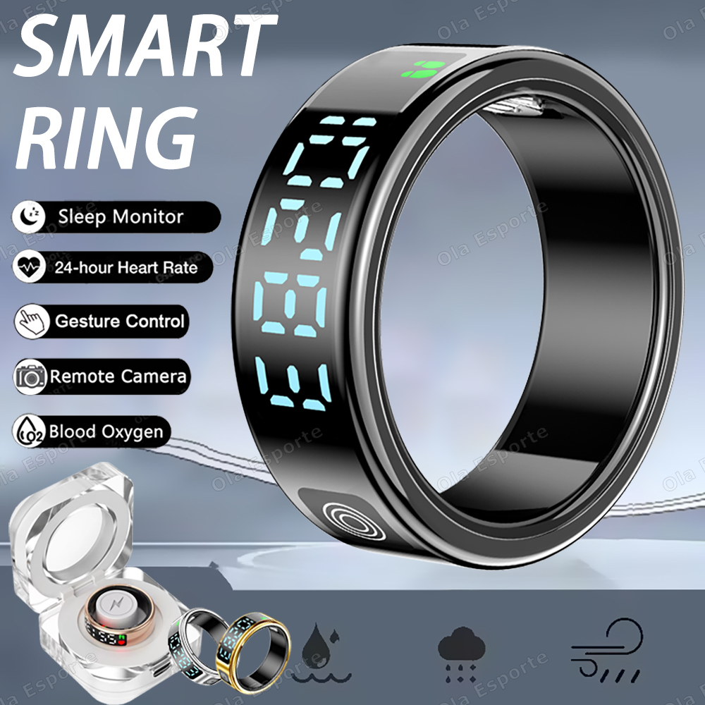 Model Kit Display - SR08 Smart Ring with Charging Box