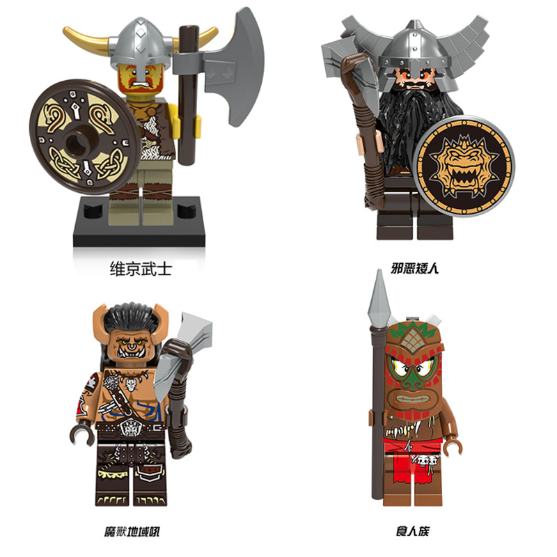 Model Kit Knight - MOC Medieval Castle Knights Series Building