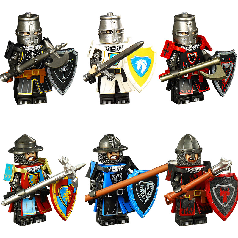 Model Kit Knight - ST3631-3636 Middle Ages Fire Dragon Shadow