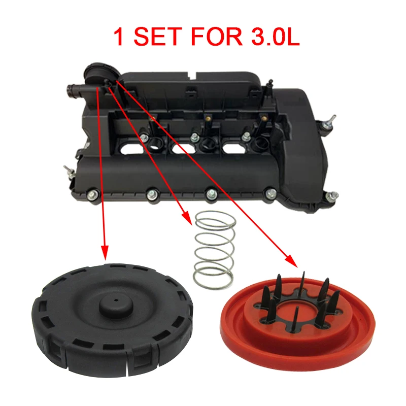 Model Kit V8 - Valve Cover PCV Membrane Repair Kit