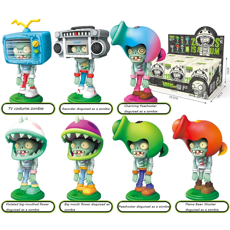 Model Kit Zombie - Plants Vs Zombies Building Blocks Toy