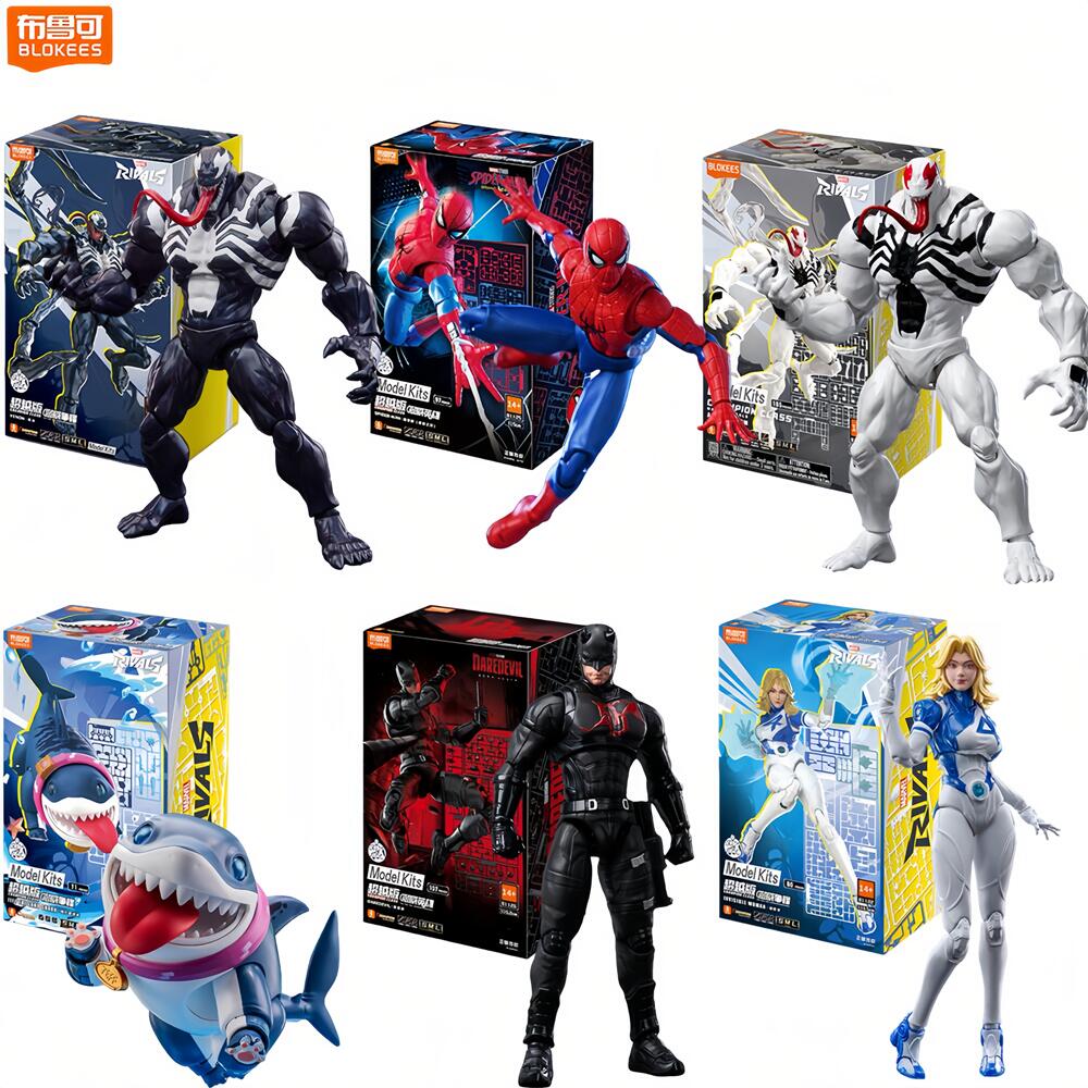 Model Kit Spiderman - Blokees Spider Man Anti-Venom Daredevil Action