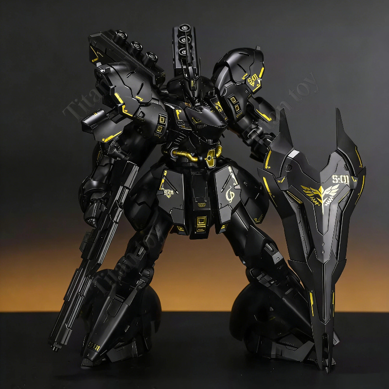 Model Kit Rg - 1/144 Black Gold Version Mecha Model