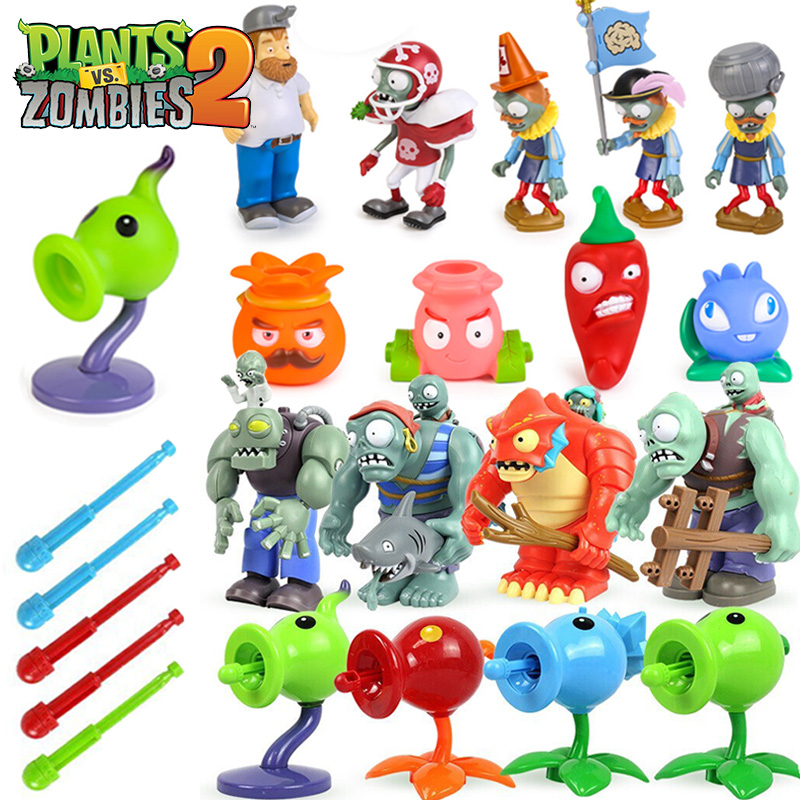 Model Kit Zombie - Plants Vs Zombies Toy set No