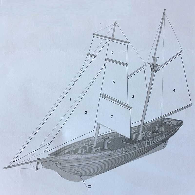 Model Kit Ship - ''New 1PC 1:70 New Port Wooden