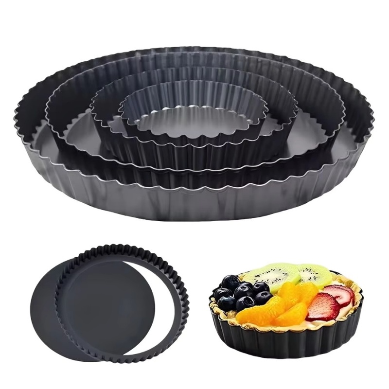 Model Kit For Beginners - 1pc Removable Bottom Fluted Tart Pan