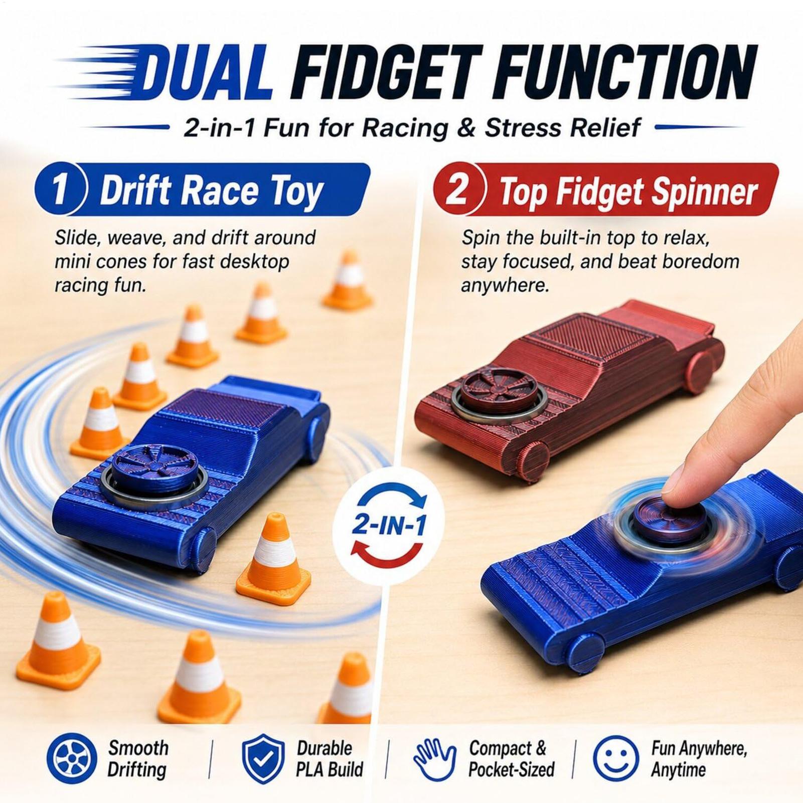 Mini Pocket Drift Car Fidget T - Model Kit Car ulasan dan harga