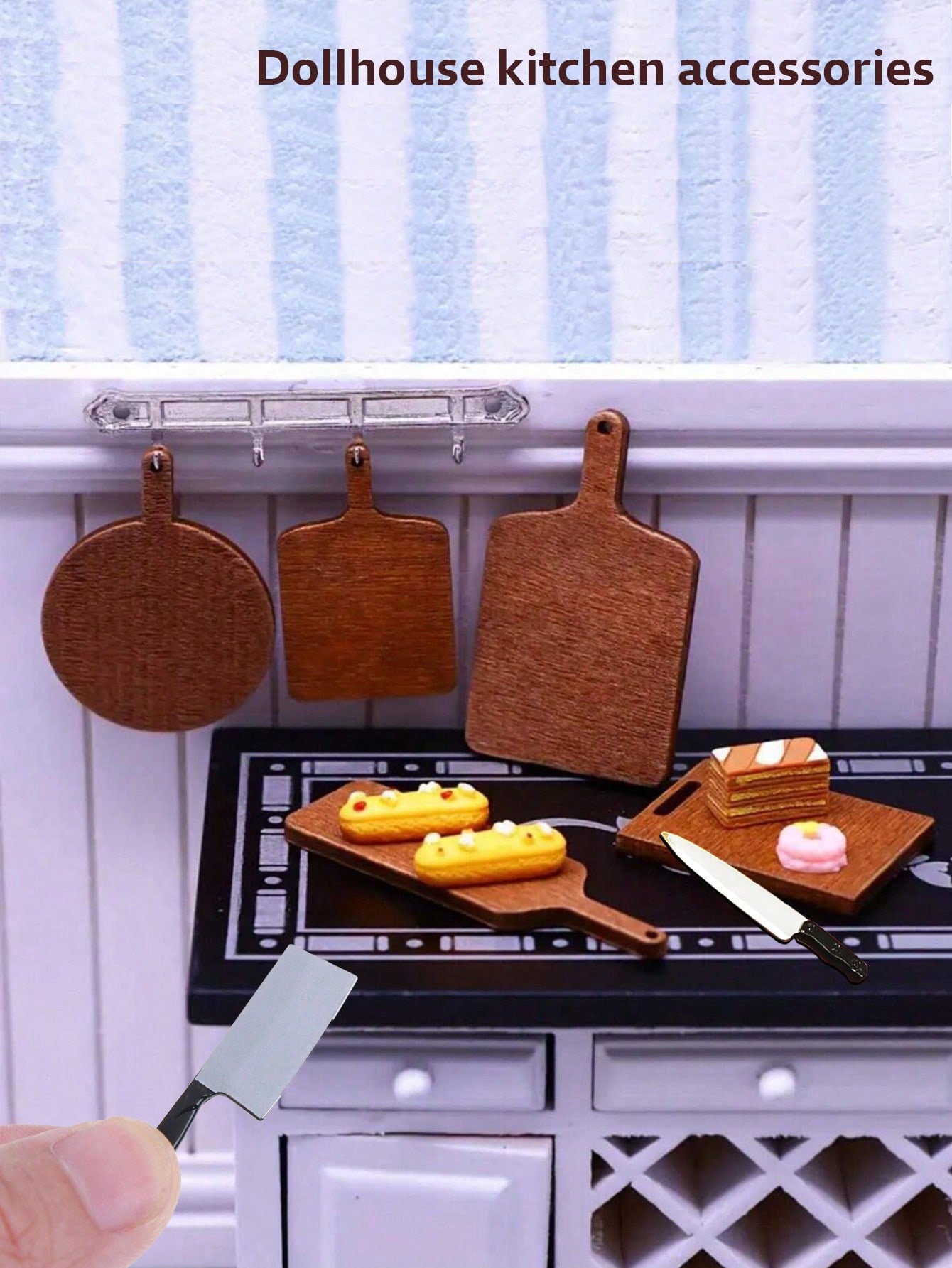 Dollhouse Mini Kitchen Set Cut - Model Kitchen Set ulasan dan harga