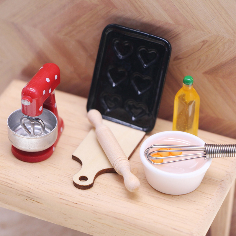 (.) 1:12 DIY Doll House Miniat - Model Kitchen Set ulasan dan harga