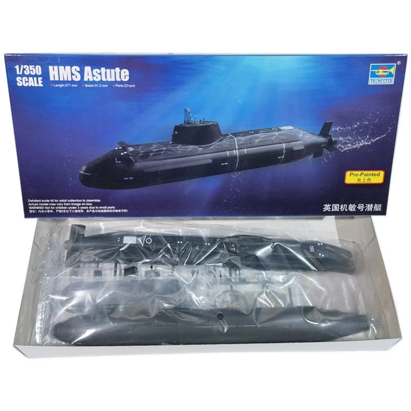 TRUMPETER 1/350 Scale HMS Astu - Model Kit Ship ulasan dan harga