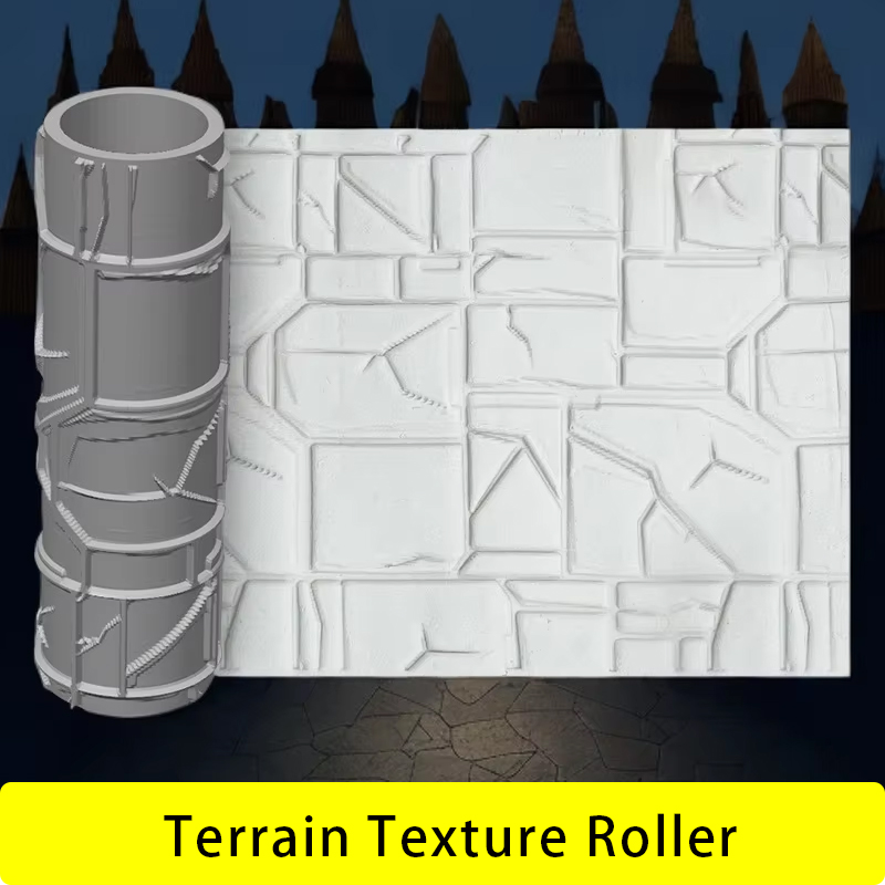 DIY DND Texture Roller Model M - Model Kit Wall E ulasan dan harga