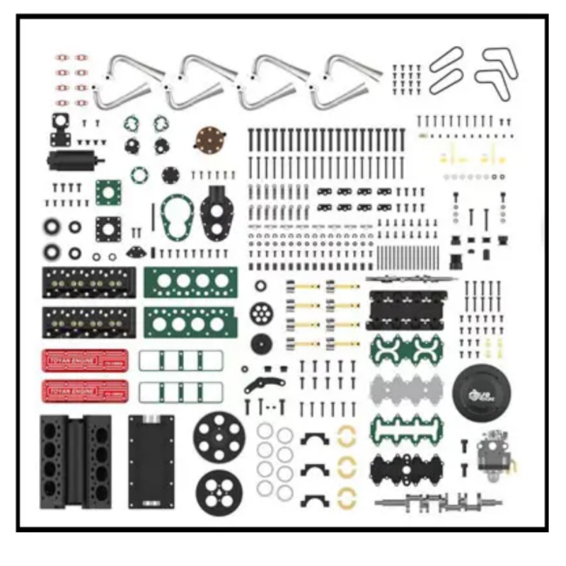 TOYAN V8 Gas 4 Stroke Engine 2 - Model Kit V8 ulasan dan harga