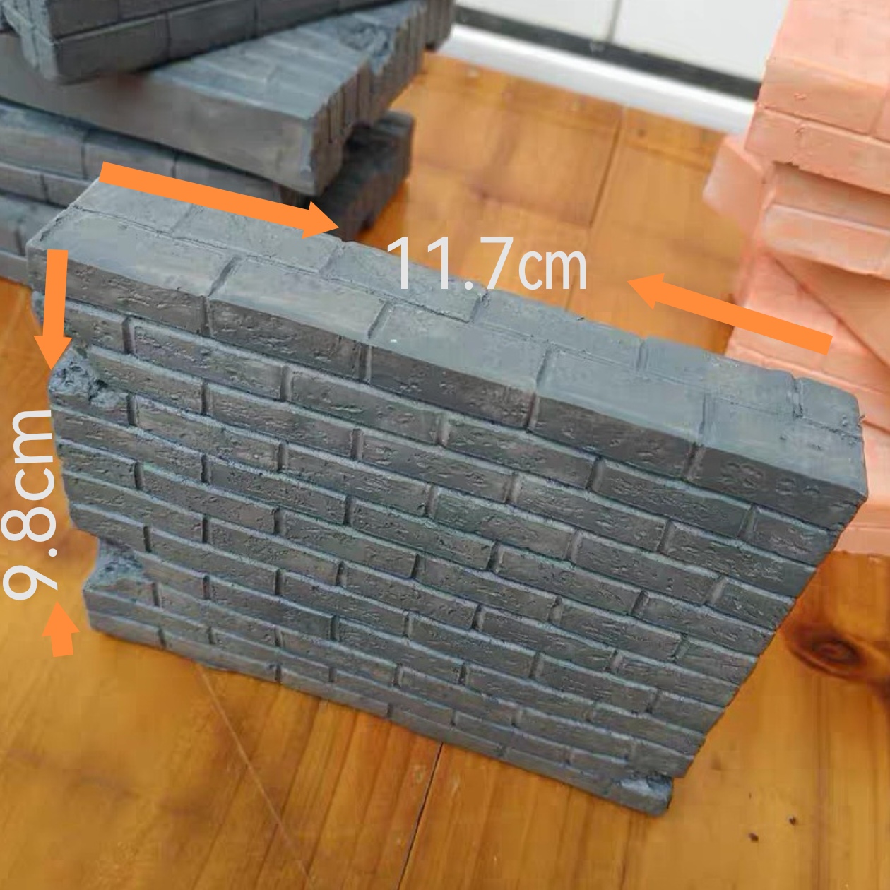 Miniature Brick Wall Plaster D - Model Kit Wall E ulasan dan harga