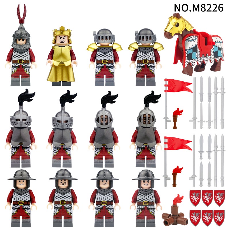 Mini Doll Building Blocks Medi - Model Kit Knight ulasan dan harga