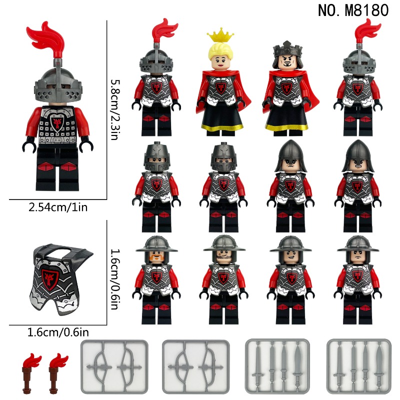 Mini Doll Building Blocks Medi - Model Kit Knight ulasan dan harga