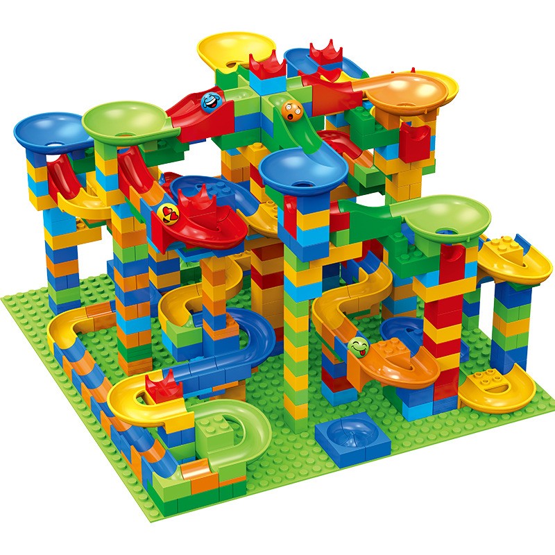 84-504PCS Marble Race Run Bloc - Model Kit Wall E ulasan dan harga