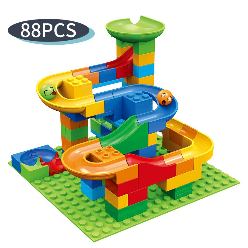 84-504PCS Marble Race Run Bloc - Model Kit Wall E ulasan dan harga