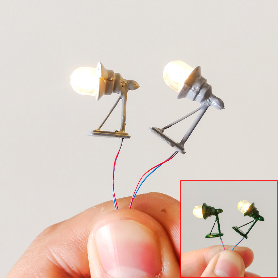 2Pcs Miniature 3V Led Lights M - Model Kit Wall E ulasan dan harga