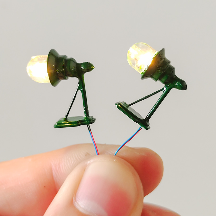 2Pcs Miniature 3V Led Lights M - Model Kit Wall E ulasan dan harga