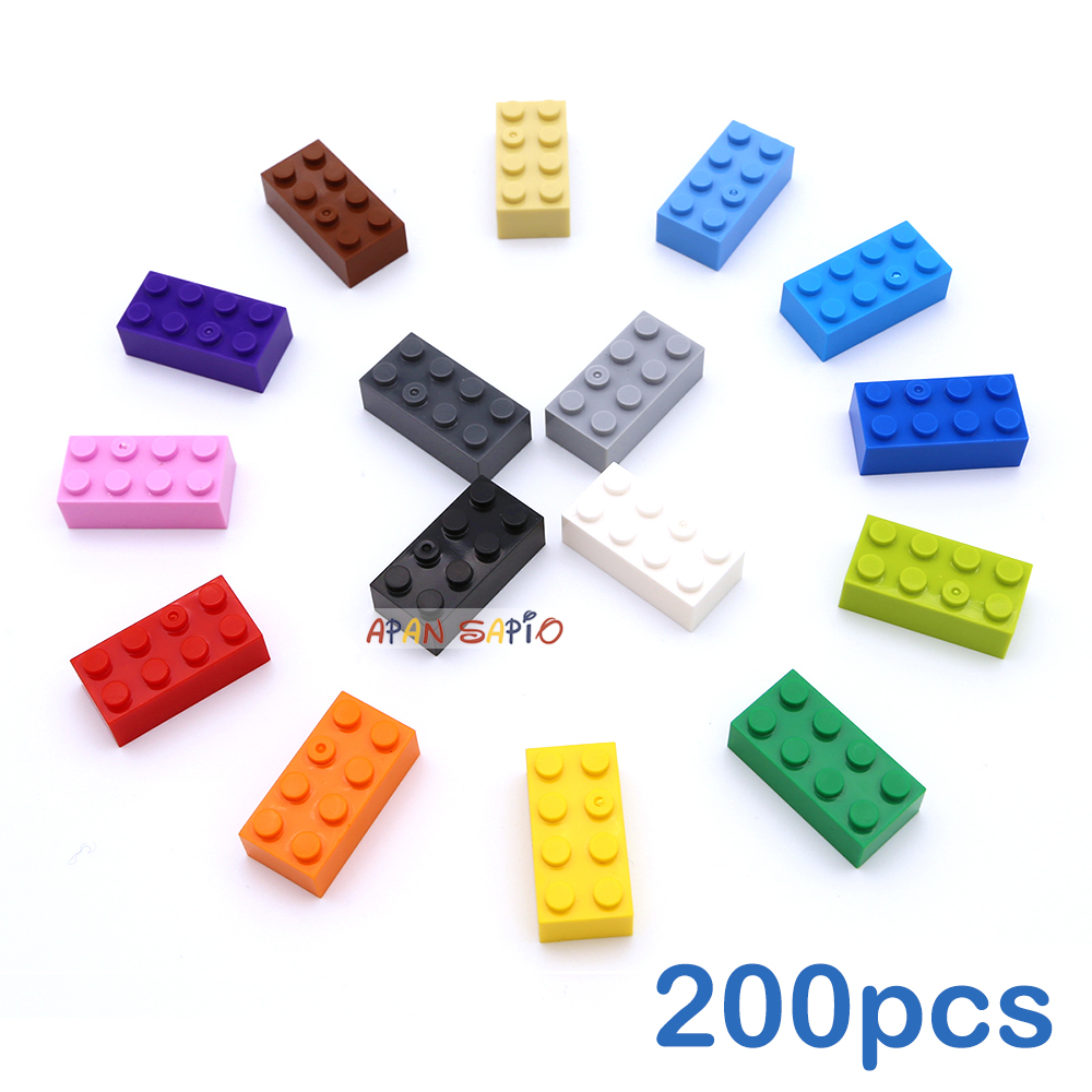200pcs 2x4 Dot DIY Building Bl - Lego Set City ulasan dan harga