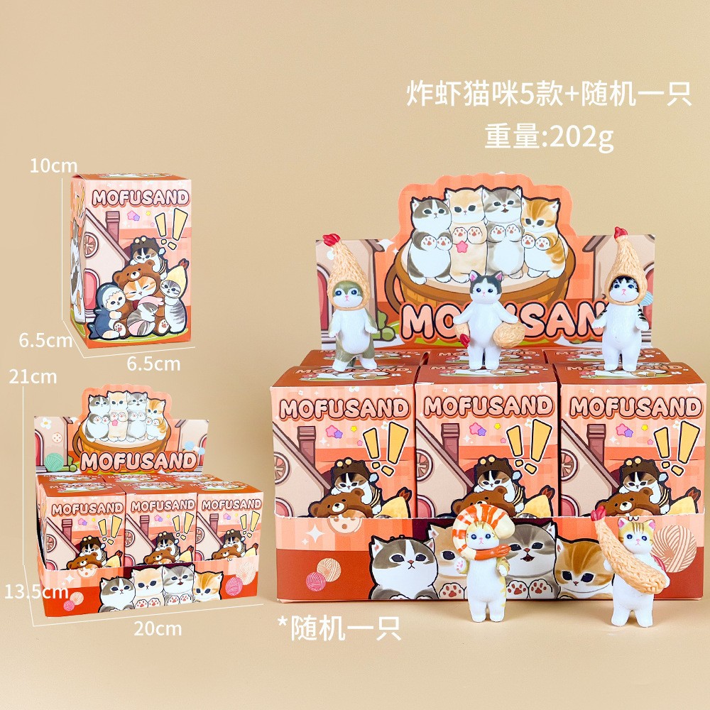 Mofusand Series 6pcs Cartoon S - Model Kit Japanese ulasan dan harga