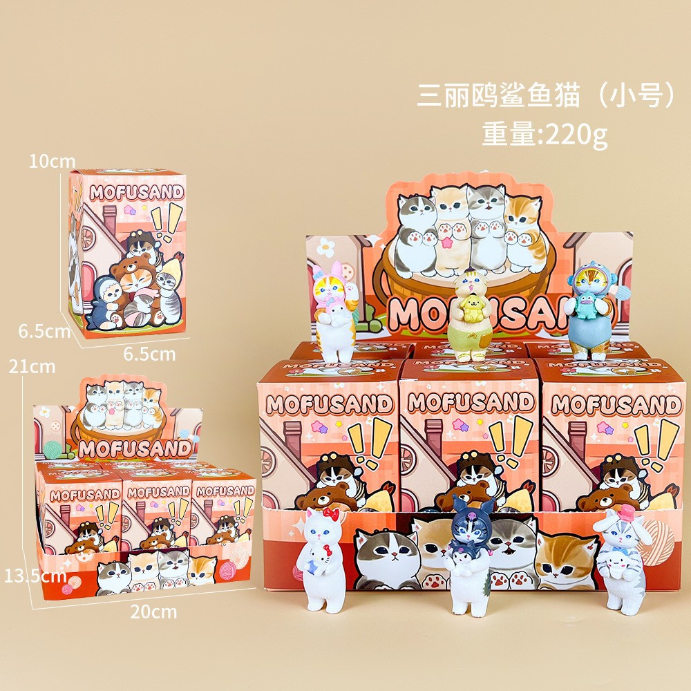 Mofusand Series 6pcs Cartoon S - Model Kit Japanese ulasan dan harga