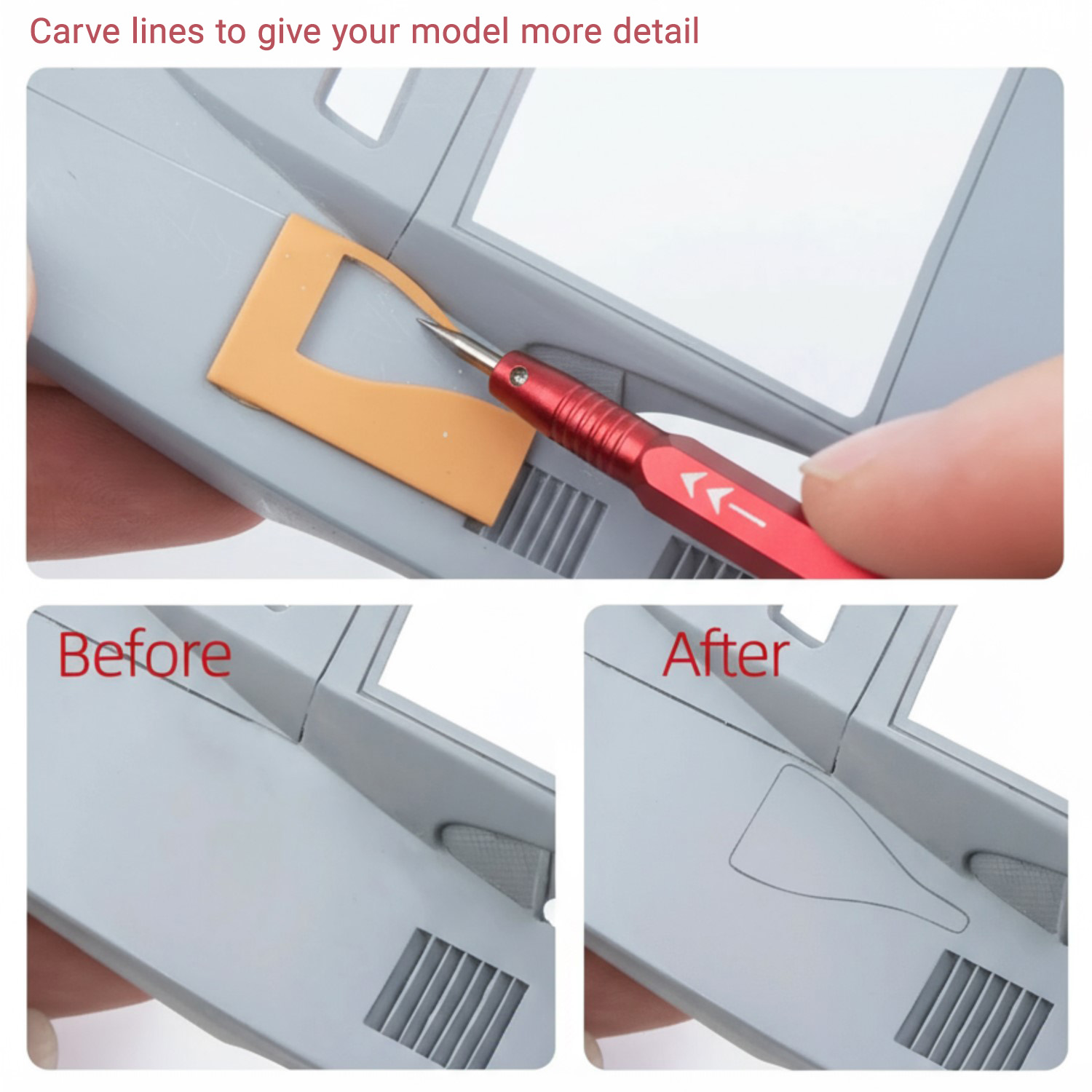 Model Scriber Tool Set with Sc - Model Kit Rg ulasan dan harga