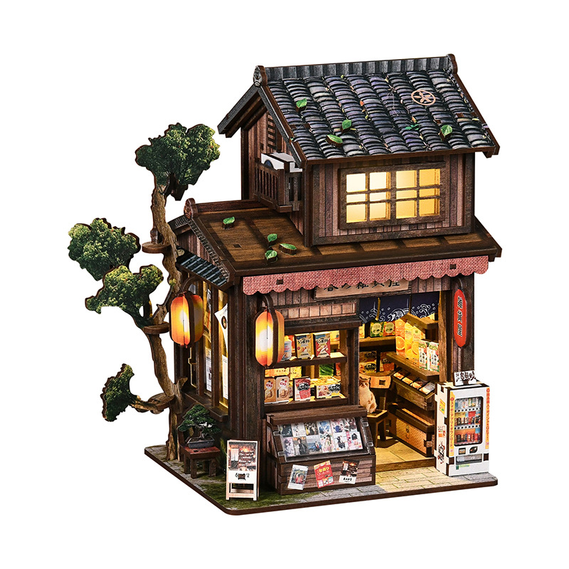 Diy Mini Book Nook Kasuga Groc - Model Kit Japanese ulasan dan harga
