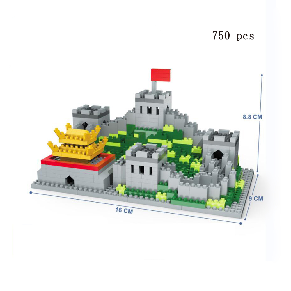 Great Wall Building Blocks for - Model Kit Wall E ulasan dan harga