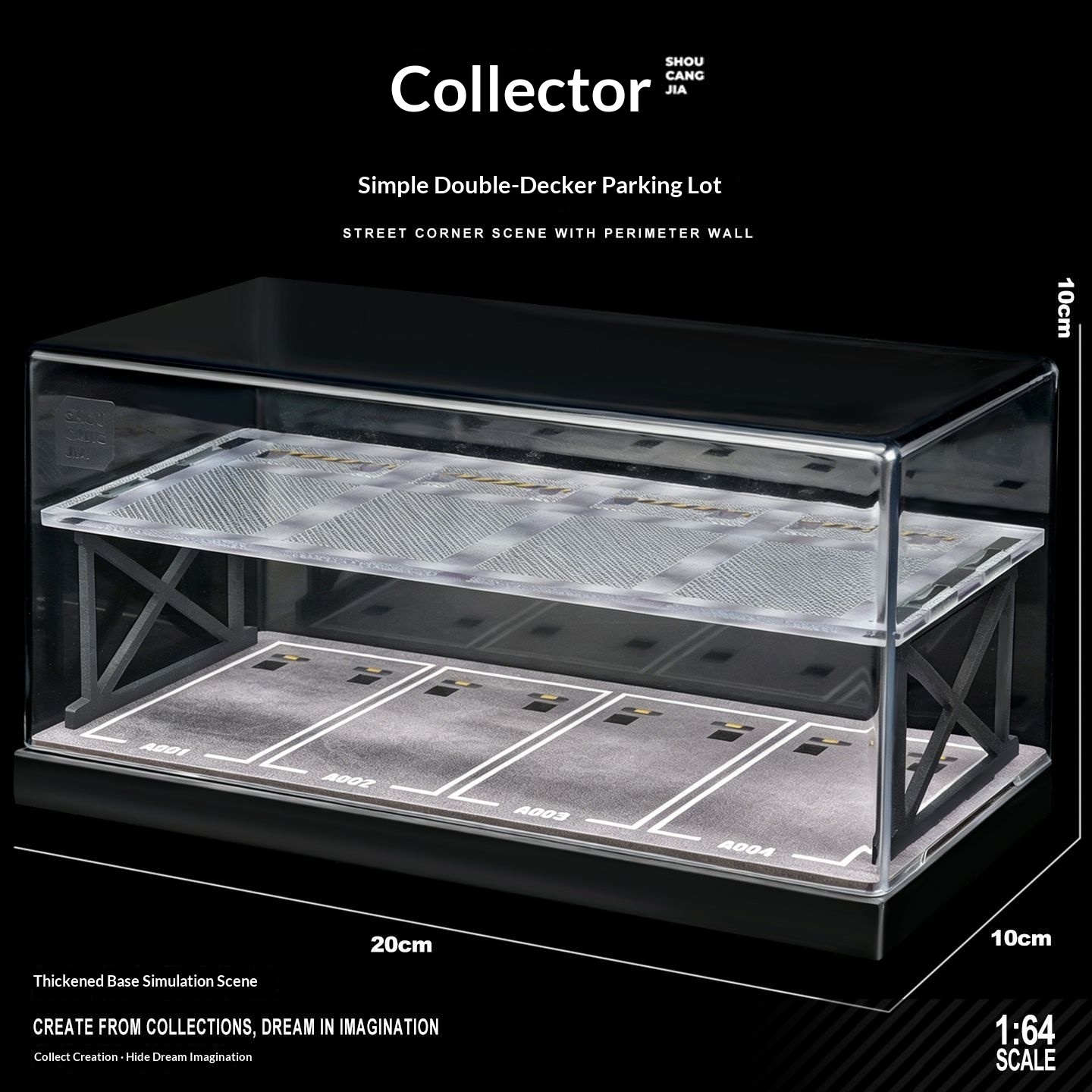 Collector 1:64 Scale Two-Story - Model Kit Display ulasan dan harga