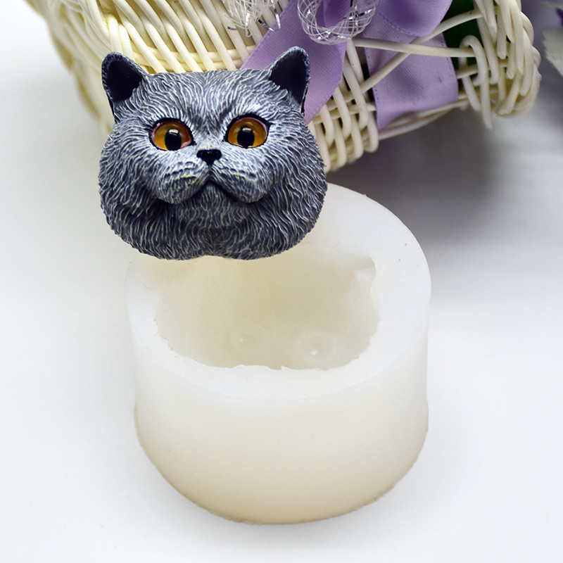 Silicone Mold Short-haired Cat - Model Kit For Beginners ulasan dan harga