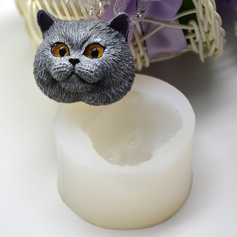 Silicone Mold Short-haired Cat - Model Kit For Beginners ulasan dan harga