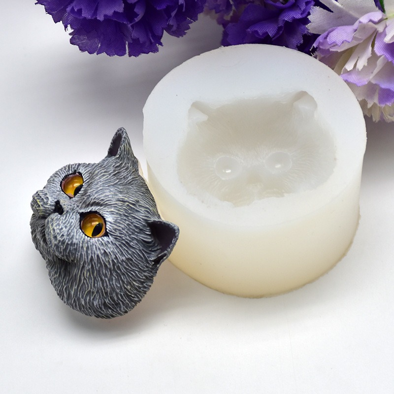 Silicone Mold Short-haired Cat - Model Kit For Beginners ulasan dan harga