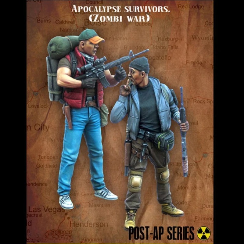 1/35 Die-Cast Resin Figure Mod - Model Kit Zombie ulasan dan harga