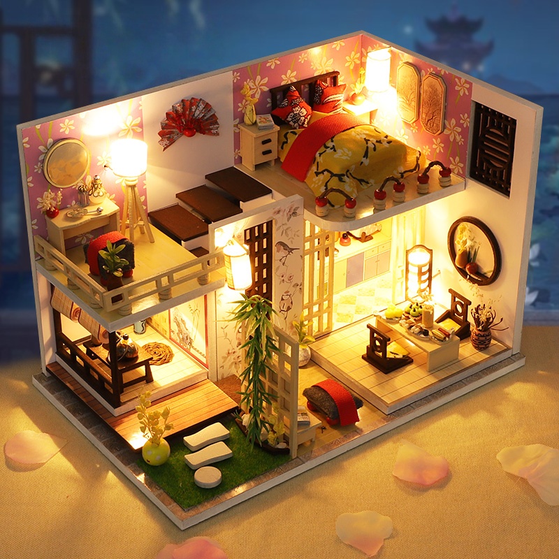 DIY Japanese Style Loft Villa  - Model Kit Japanese ulasan dan harga