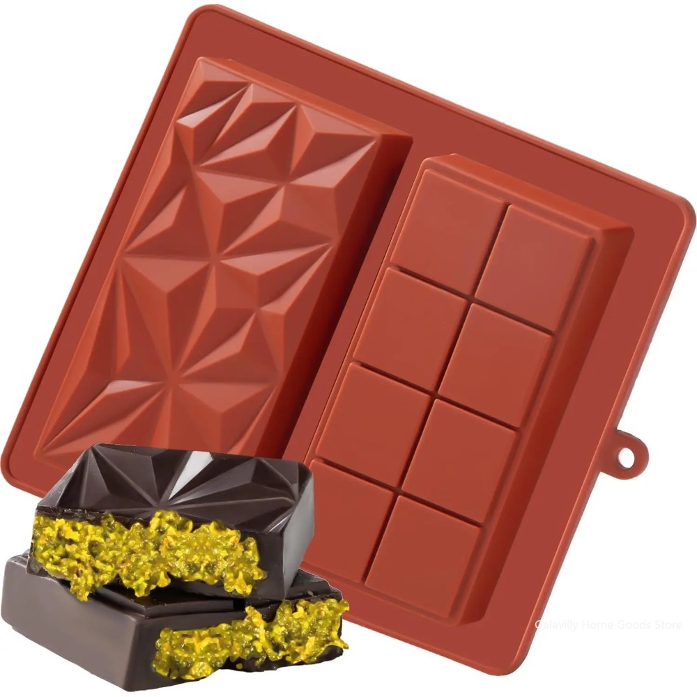Dubai Chocolate Mold Bar Pista - Model Kitchen Set ulasan dan harga