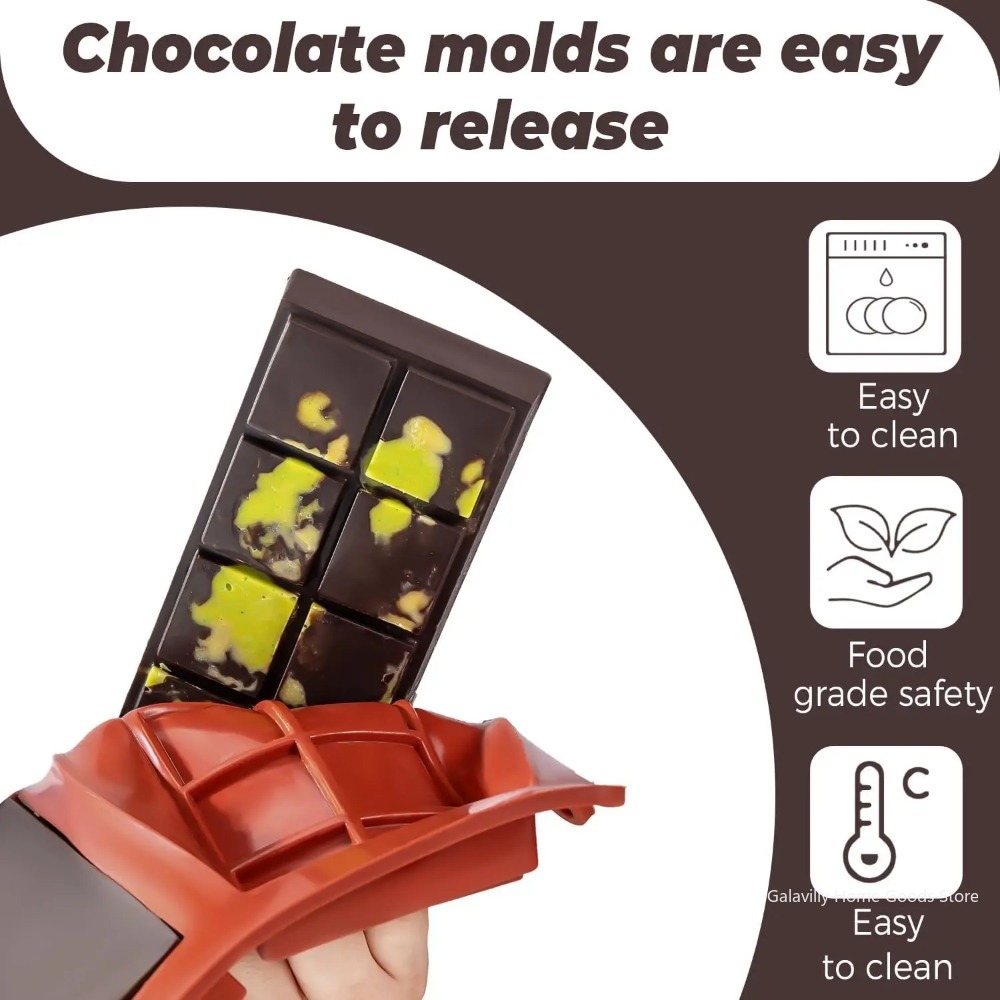 Dubai Chocolate Mold Bar Pista - Model Kitchen Set ulasan dan harga
