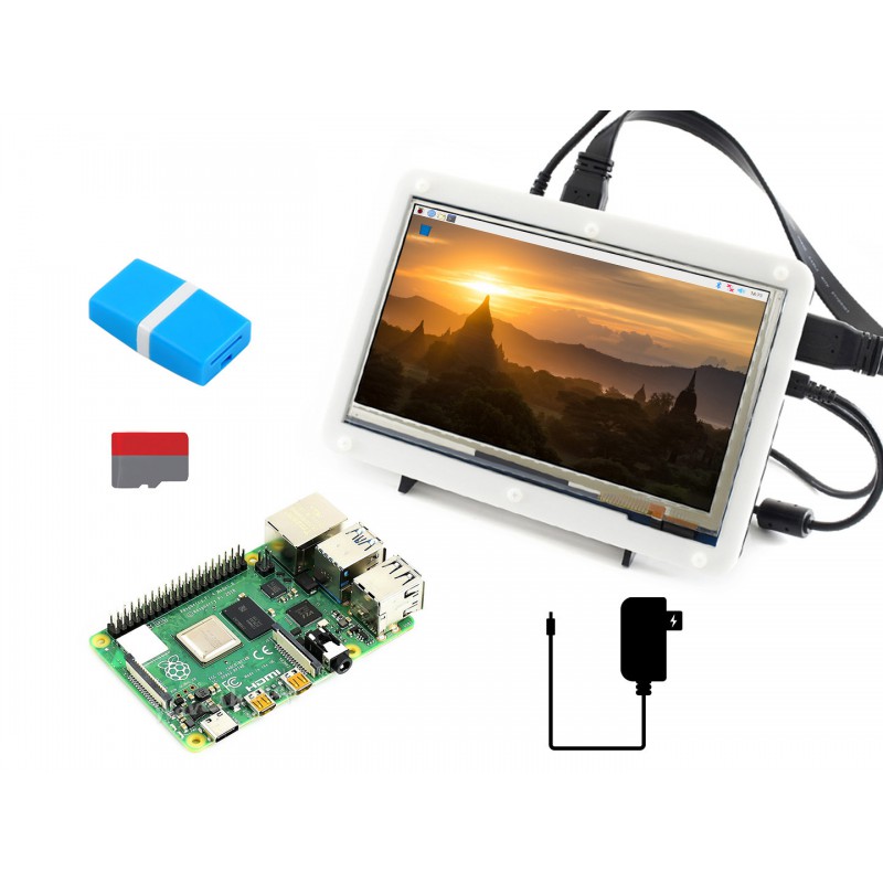 Raspberry Pi 4 Model B Display - Model Kit Display ulasan dan harga