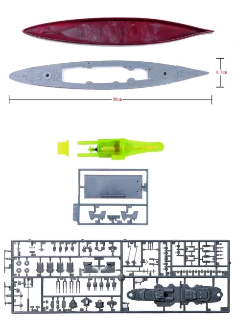 30CM Trumpeter Assemble Model  - Model Kit Ship ulasan dan harga