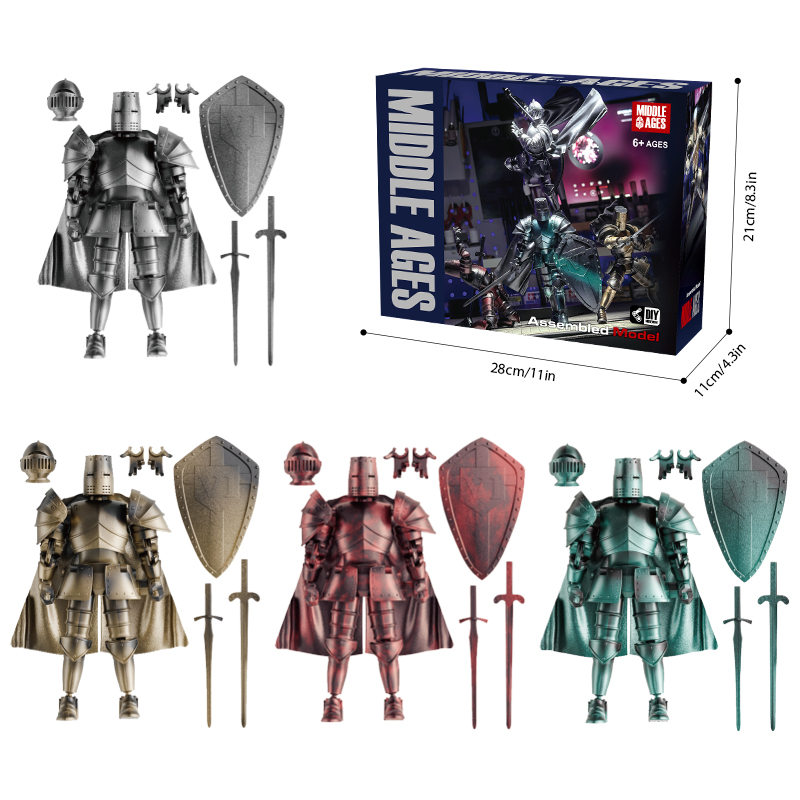 Medieval Knight Multi-Joint Mo - Model Kit Knight ulasan dan harga