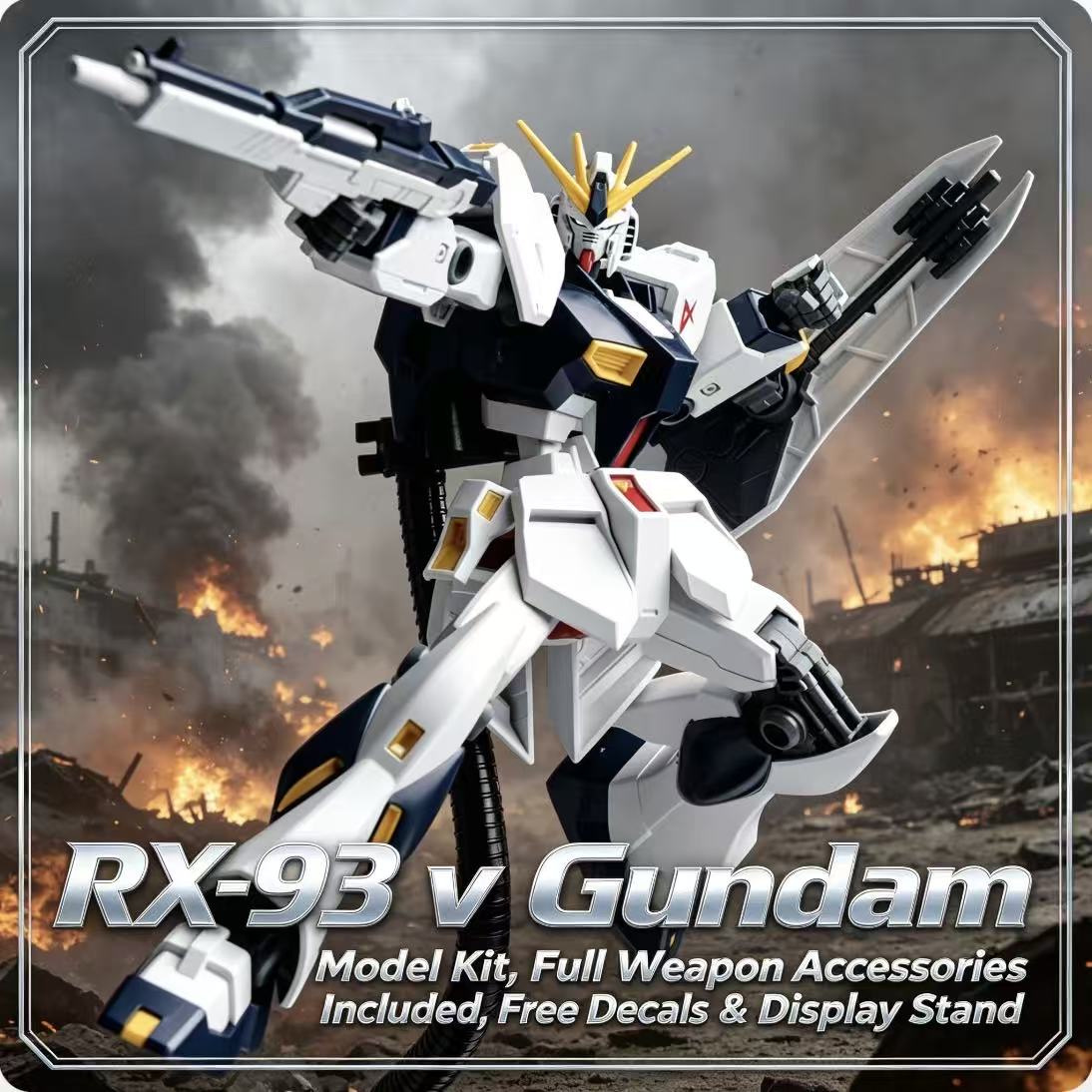 93HG 1/144 ENTRY GRADE RX-93 V - Model Kit Entry Grade ulasan dan harga