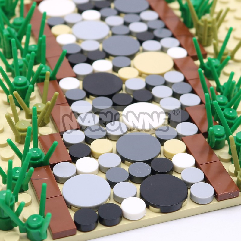 350PCS Round Tile Blocks 1x1 2 - Lego Set City ulasan dan harga
