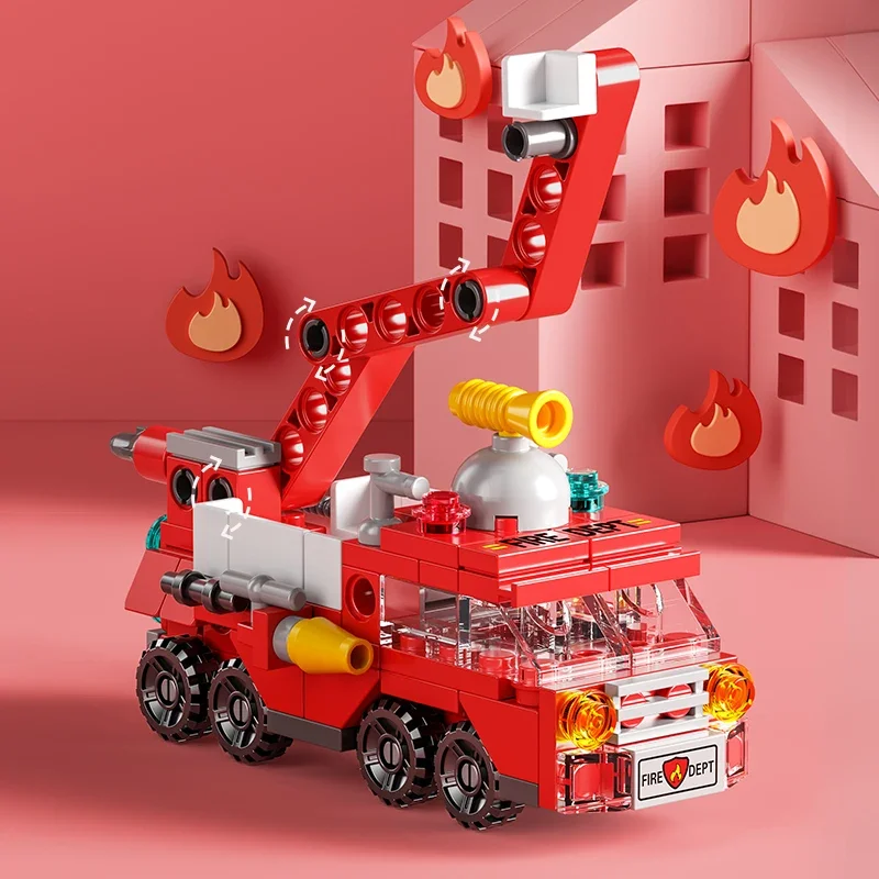 City Fire Car Building Blocks  - Lego Set City ulasan dan harga
