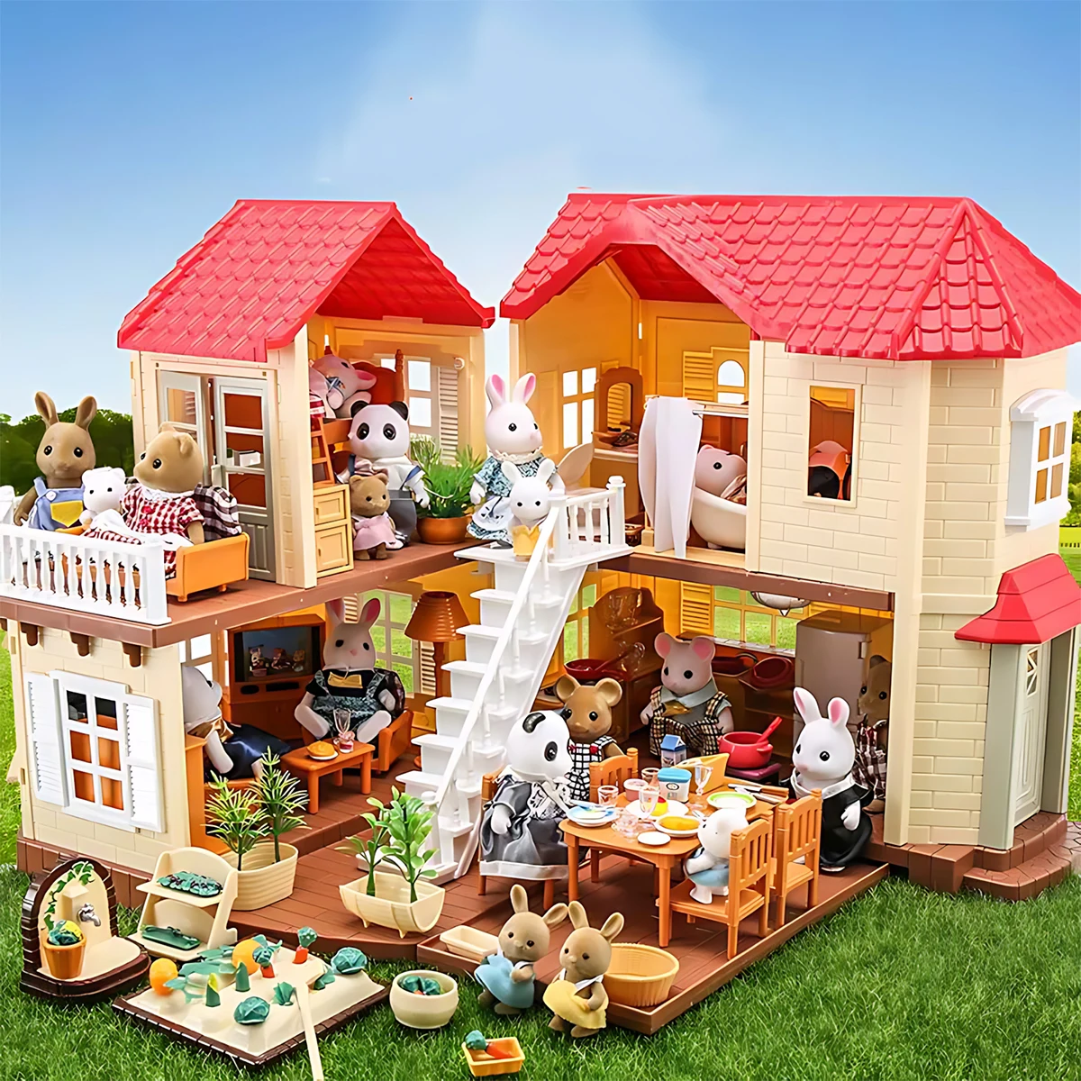 Miniature Furniture 1:12 Dollh - Model Kitchen Set ulasan dan harga